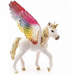 WINGED RAINBOW UNICORN FOAL SCHLEICH